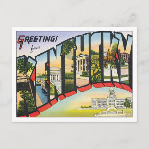 Grüße aus Kentucky Postkarte