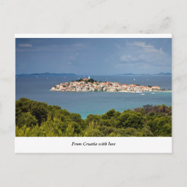 Grüße aus Kroatien, Primosten Postkarte