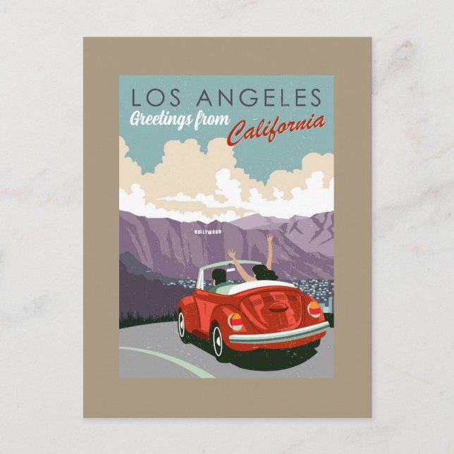 Grüße aus Los Angeles California Postcard Postkarte (Vorderseite)