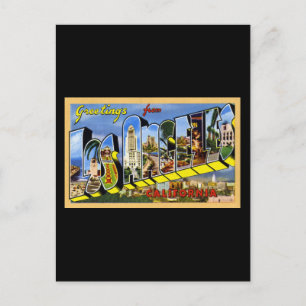 Grüße aus Los Angeles Kalifornien Postkarte