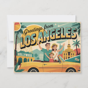 Grüße aus Los Angeles Postkarte