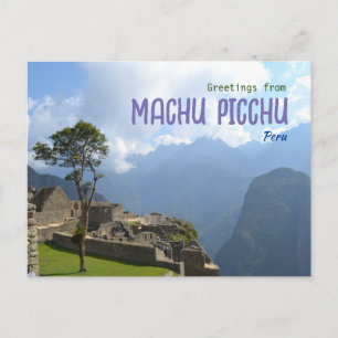 Grüße aus Machu Picchu Peru Postkarte