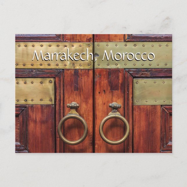Grüße aus Marrakesch Postkarte (Vorderseite)