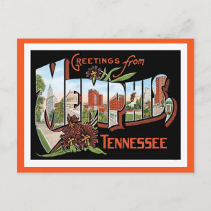 Grüße aus Memphis Tennessee US Stadt Postkarte