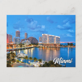 Grüße aus Miami, Florida, USA Postkarte