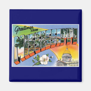 Grüße aus Mississippi! Magnet