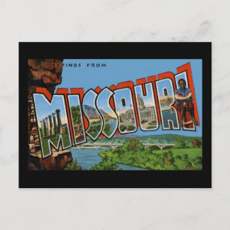 Grüße aus Missouri Postkarte