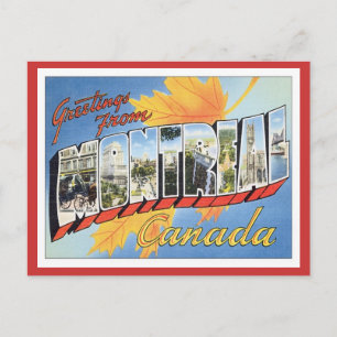 Grüße aus Montreal Kanada Postkarte