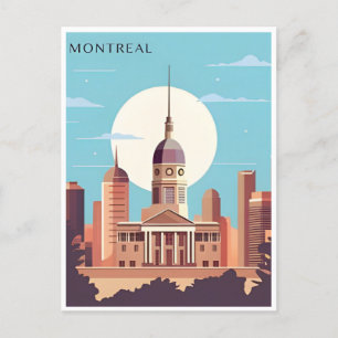 Grüße aus Montreal, Kanada Vintage Reise Postkarte