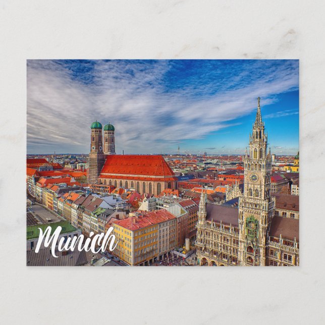 Grüße aus München, Deutschland Postkarte (Vorderseite)