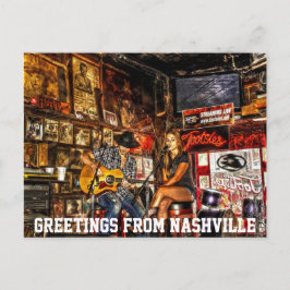 Grüße aus Nashville Postkarte