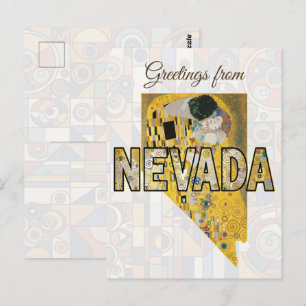 Grüße aus Nevada Postkarte