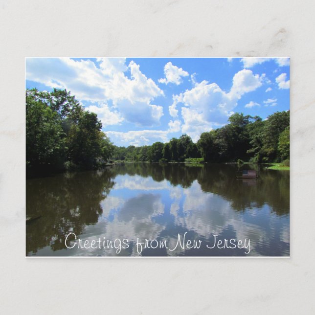 Grüße aus New Jersey 2 Postkarte (Vorderseite)