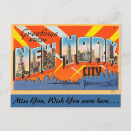 Grüße aus New York City Postkarte
