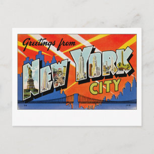 Grüße aus New York City Postkarte