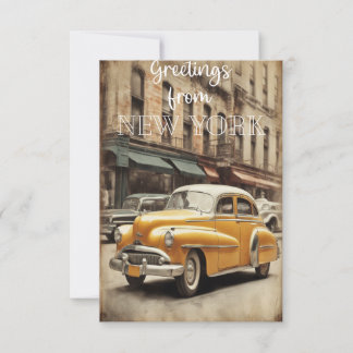 Grüße aus New York Dankeskarte
