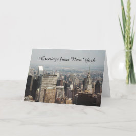 Grüße aus New York Karte