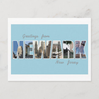 Grüße aus Newark, New Jersey - POSTCARD Postkarte