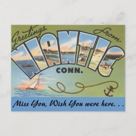 Grüße aus Niantic Postkarte