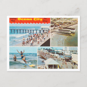 Grüße aus Ocean City, New Jersey Reise Postkarte