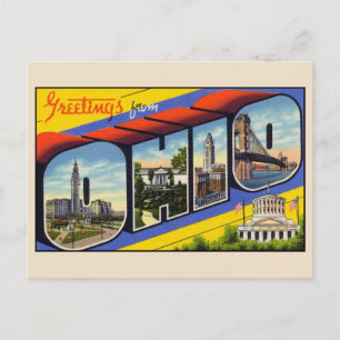 Grüße aus Ohio großes Briefpostkarte Postkarte