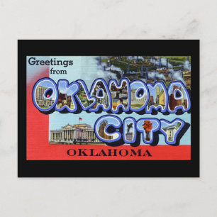 Grüße aus Oklahoma City Oklahoma Postkarte