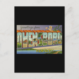 Grüße aus Owensboro Kentucky Postkarte