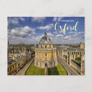 Grüße aus Oxford England Postcard Postkarte
