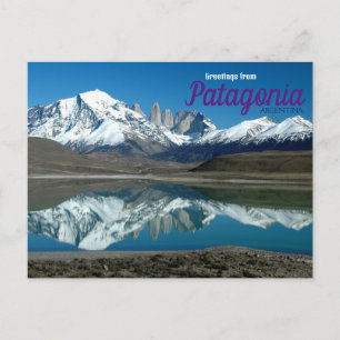 Grüße aus Patagonia Argentinien Postkarte 