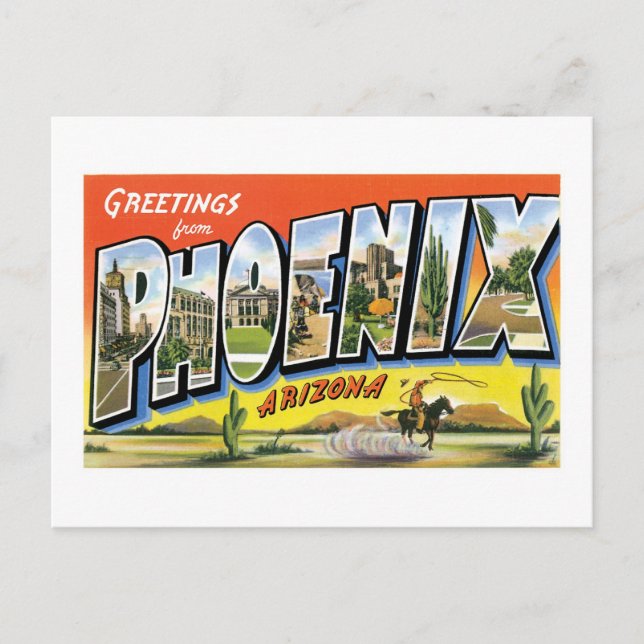 Grüße aus Phoenix Postkarte (Vorderseite)