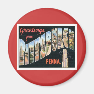 Grüße aus Pittsburgh, Pennsylvania Magnet
