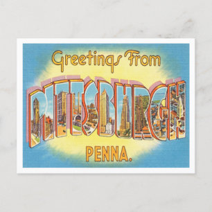 Grüße aus Pittsburgh, Pennsylvania Reise Postkarte