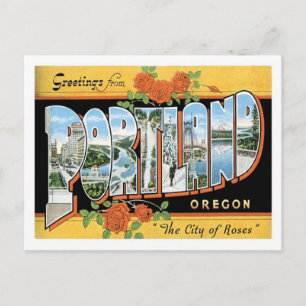 Grüße aus Portland Oregon US-Stadt Postkarte