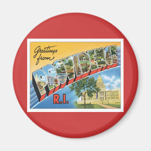 Grüße aus Providence,Rhode Island Magnet