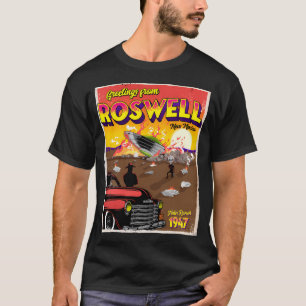 Grüße aus Roswell 1947 Ufo-Absturz T-Shirt