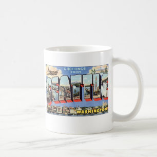 Grüße aus Seattle, WA Kaffeetasse