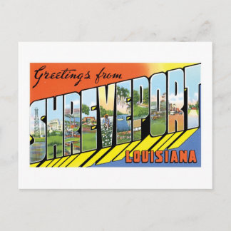 Grüße aus Shrepport, Louisiana Postkarte