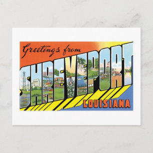 Grüße aus Shreveport, Louisiana Postkarte