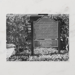 Grüße aus Silicon Valley! Postkarte