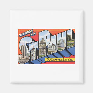 Grüße aus St. Paul Minnesota Magnet