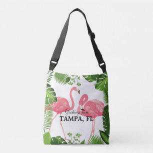 Grüße aus Tampa, Florida Tragetaschen Mit Langen Trägern