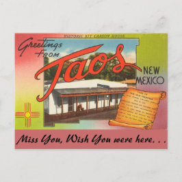 Grüße aus Taos Postkarte