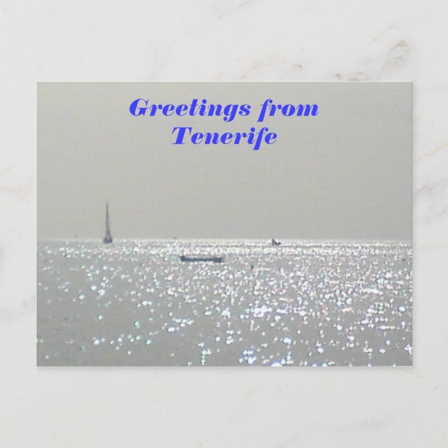 Grüße aus Teneriffa 2 Postkarte (Vorderseite)
