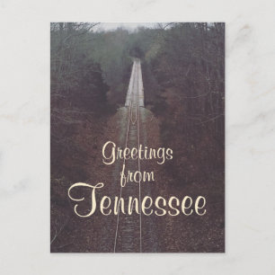 GRÜSSE AUS TENNESSEE Eisenbahnfoto Pos Postkarte