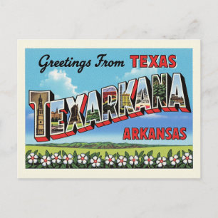 Grüße aus Texarkana Postkarte