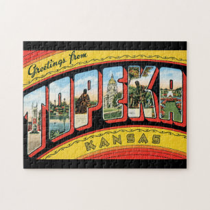 Grüße aus Topeka Kansas_Vintage Travel