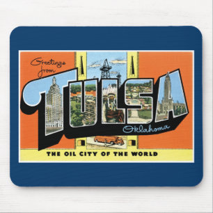 Grüße aus Tulsa, Oklahoma! Mousepad