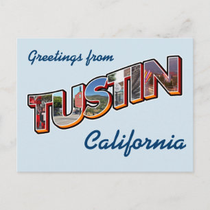 Grüße aus Tustin, Kalifornien Postkarte