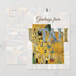 Grüße aus Utah Postkarte