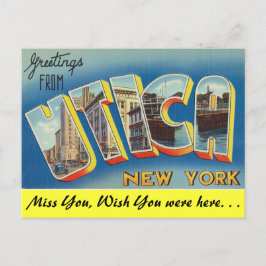 Grüße aus Utica Postkarte